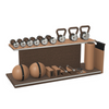 ANA™ COMBO set RVS met Walnoot natuurlijk of Walnoot donker hout