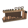 ANA™ COMBO set Goud / Brons met Walnoot natuurlijk of Walnoot donker hout